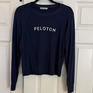 Peloton Dark Blue Long Sleeve Tee